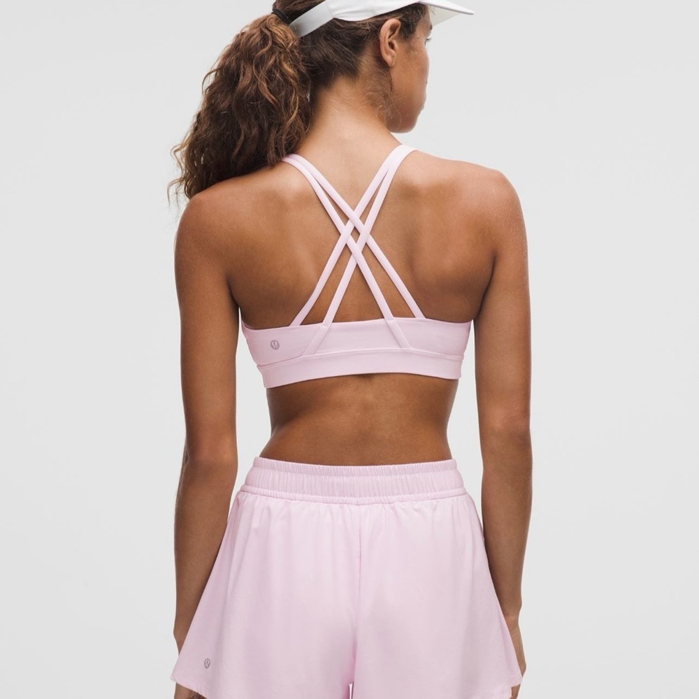 Lululemon Athletica Light Pink Energy Sports Bra, size 10 EUC - Picture 3 of 6